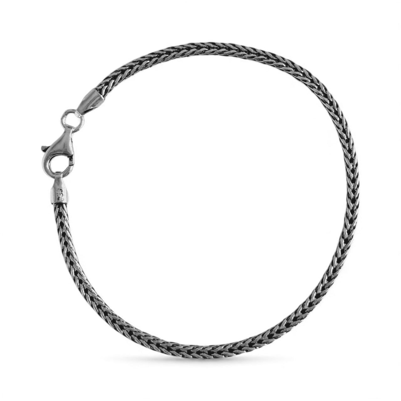 Tilki Kuyruğu Zincir Bileklik 925 Ayar Gümüş