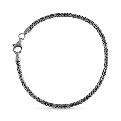 Tilki Kuyruğu Zincir Bileklik 925 Ayar Gümüş