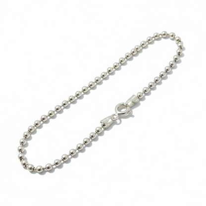 Top Zincir Bileklik 925 Ayar Gümüş