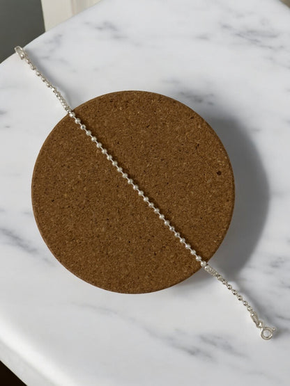 Top Zincir Bileklik 925 Ayar Gümüş