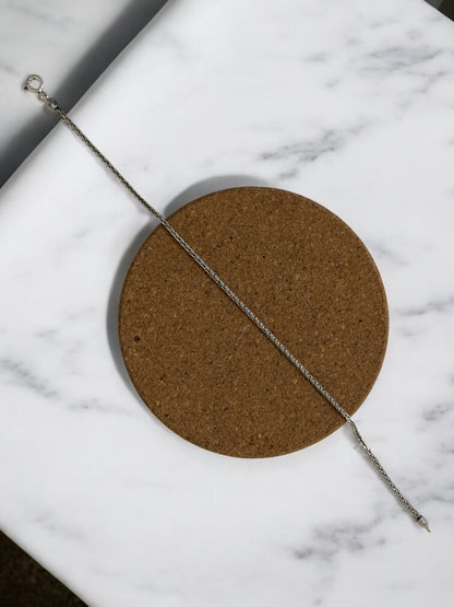 Spiga Zincir Bileklik 925 Ayar Gümüş